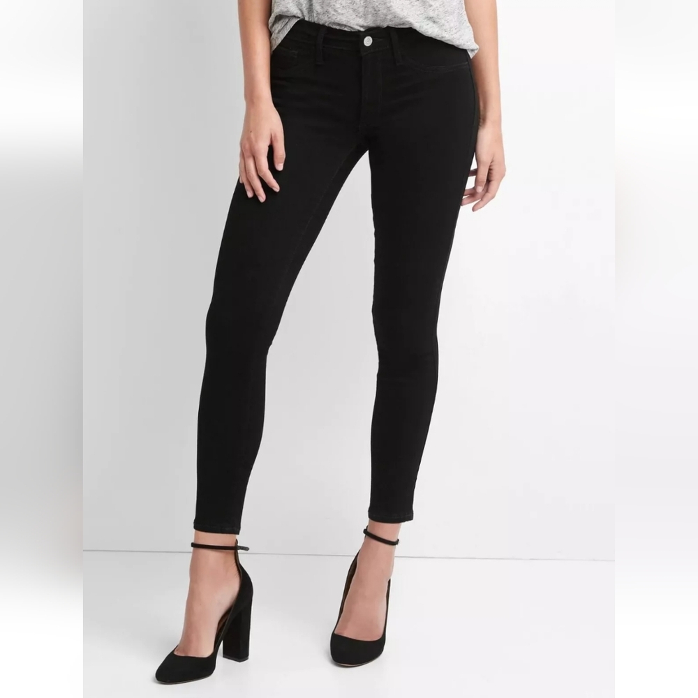 NWT Gap Easy Leggings Black, Size 25R
